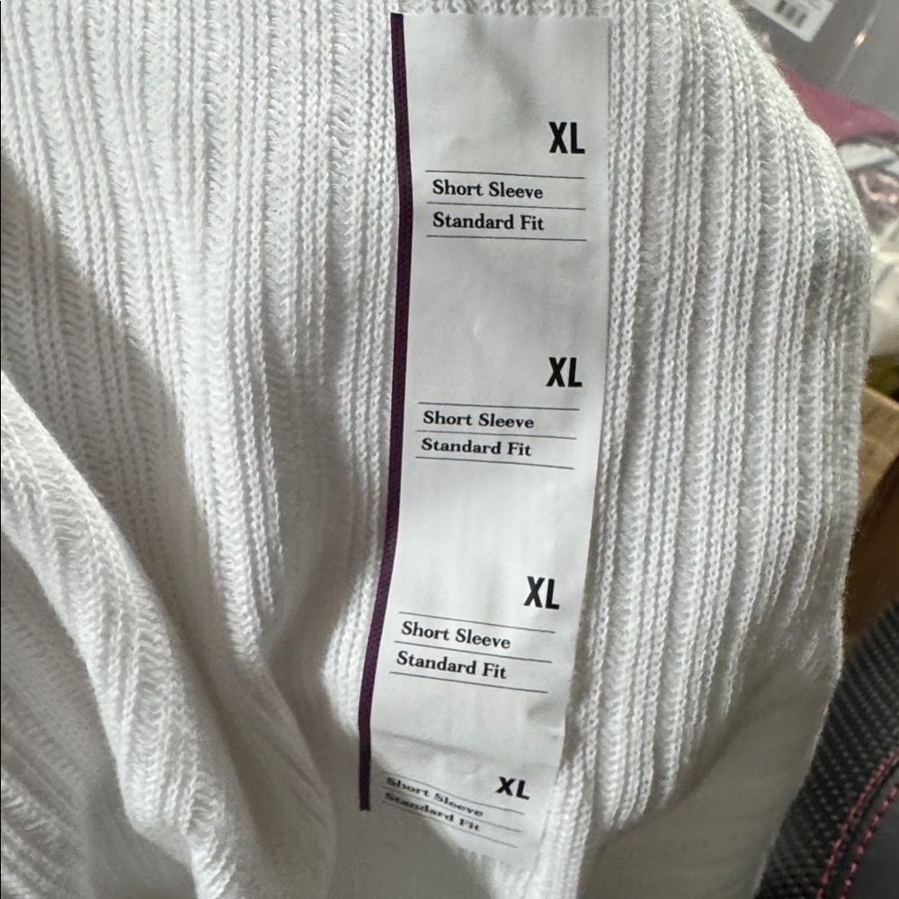 Size XL Goodfellow & Co white Polo Shirt - Picture 4 of 6
